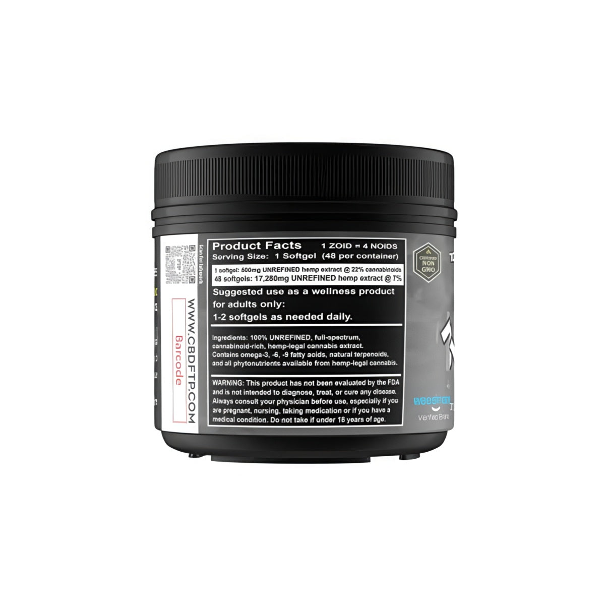 ZOIDS™ CBD Softgels 4,800mg (48ct)