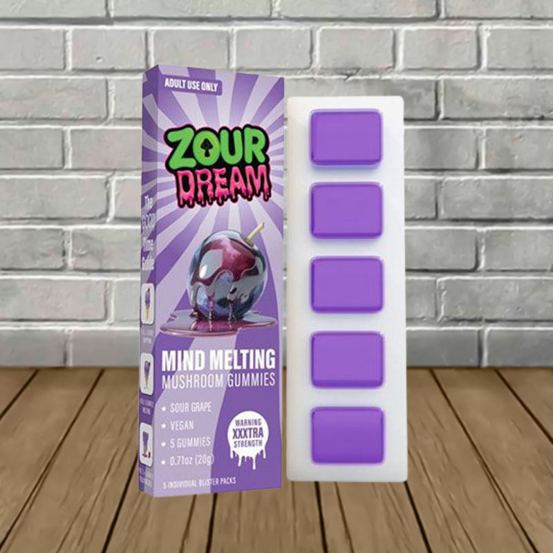 Zour Dream Mind Melting Mushroom Gummies 5ct