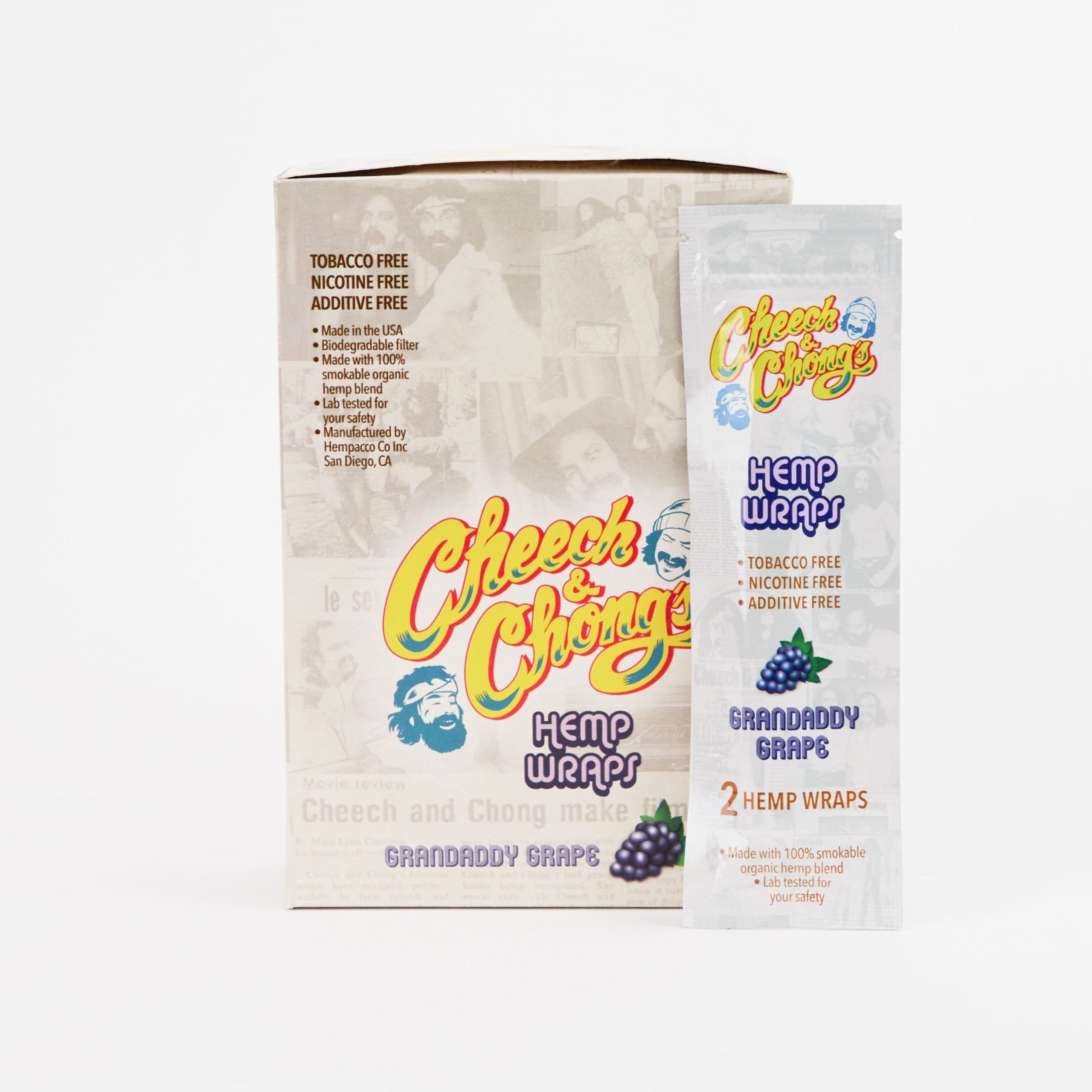 Hemp Blunt Wraps - Grandaddy Grape