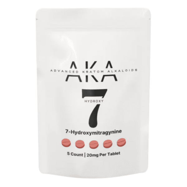 AKA 7-Hydroxymitragynine Kratom Tablets 20mg | 5ct