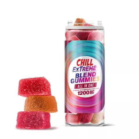 All in One Blend - 40mg Gummies - 4 Cannabinoid Blend - Chill Extreme Best Price