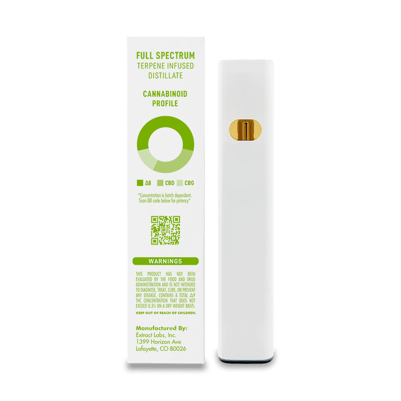 Extract Labs Delta 8 Disposable Vape | Apple Fritter