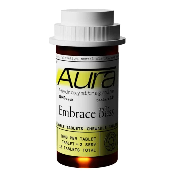Aura 7-Hydroxymitragynine Kratom Tablets 20mg | 10ct