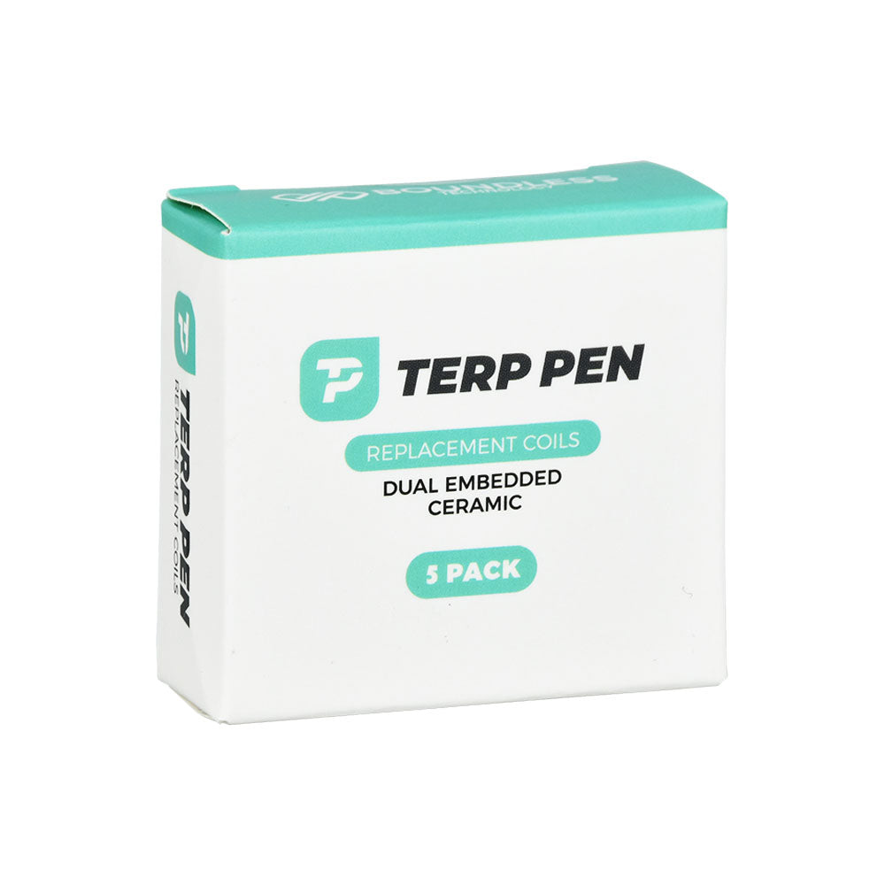 Boundless Terp Pen Dual Ceramic Coil Atomizer 5pc