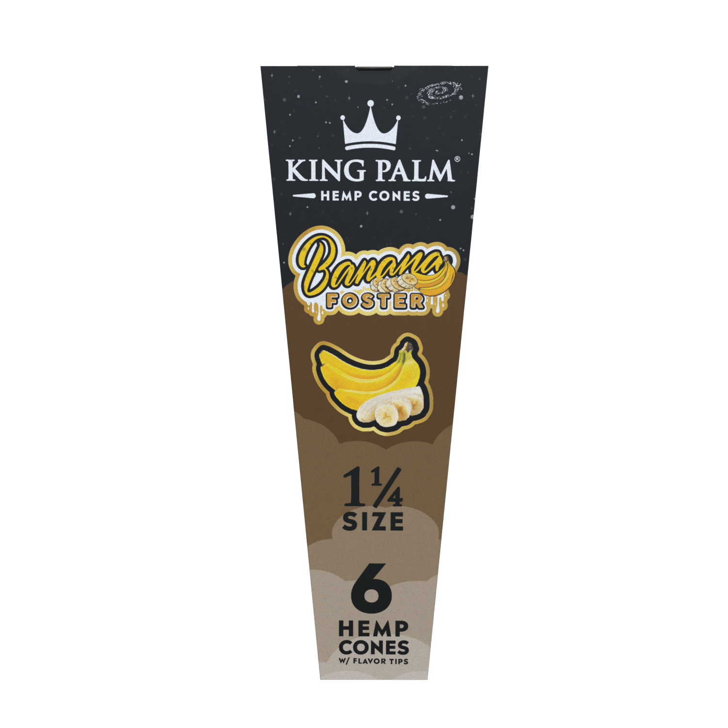 King Palm 6 Hemp Cones - 1 1/4 Size