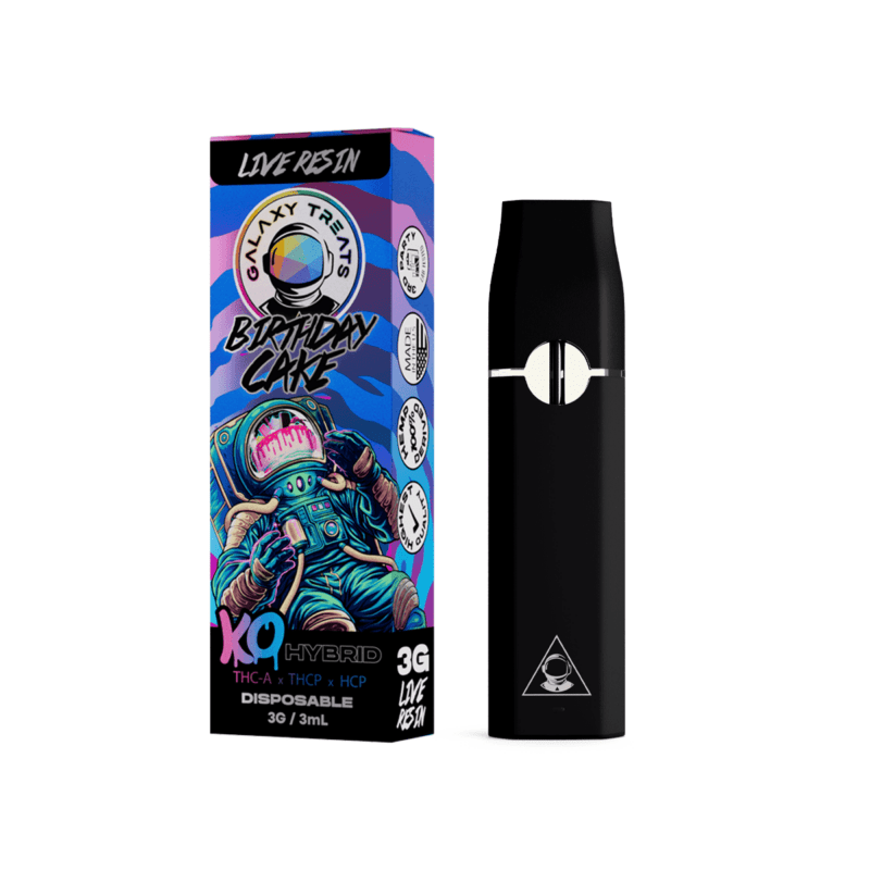 Galaxy Treats Birthday Cake Live Resin Disposables Best Price