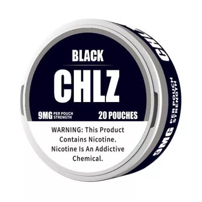 Black CHLZ Nicotine Pouches