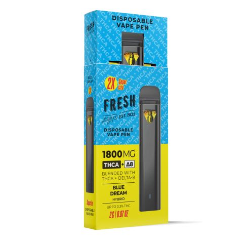 Blue Dream Vape Pen - THCA, D8 Blend - Disposable - Fresh - 1800mg Best Price