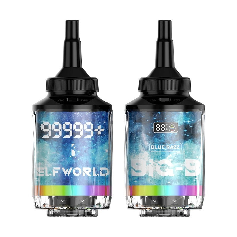 Elfworld Big-B 99999 Puffs Disposable Hookah (80ml, 0.5%)