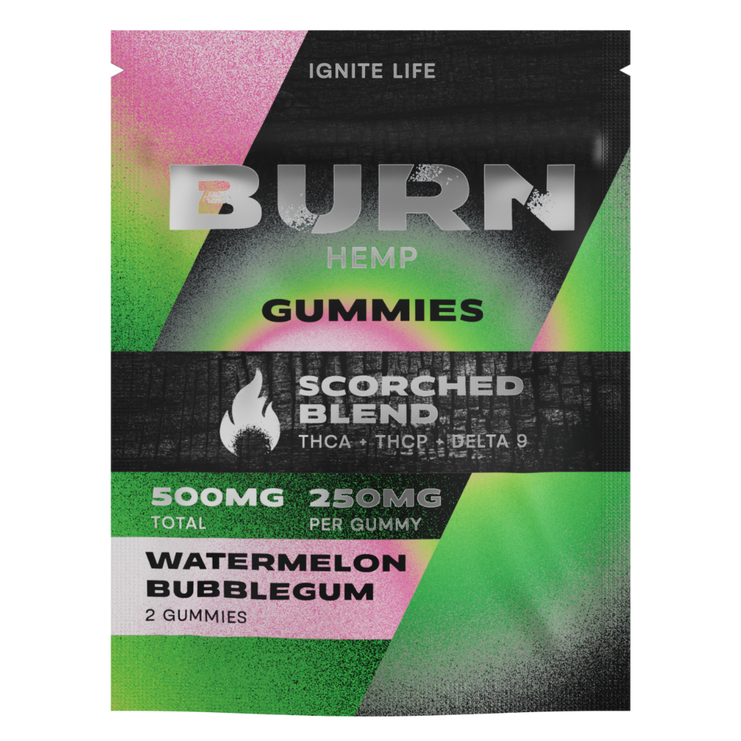 Burn Hemp Scorched Blend Gummies 500mg | 2ct Best Price