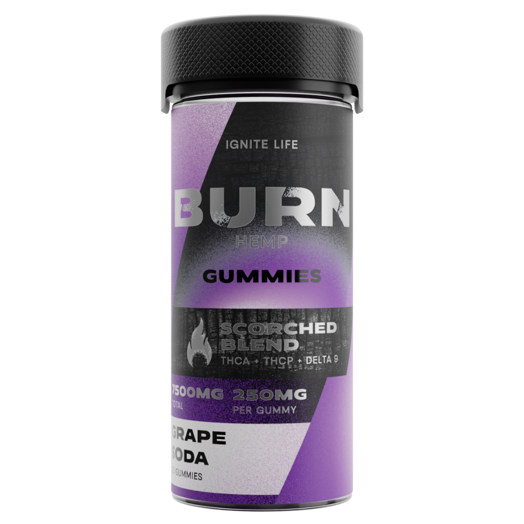 Burn Hemp Scorched Blend Gummies 7500mg Best Price