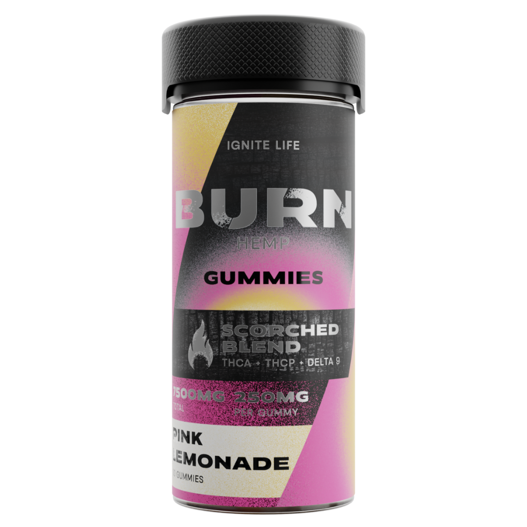 Burn Hemp Scorched Blend Gummies 7500mg Best Price