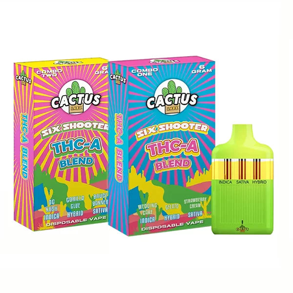 Cactus Labs Six Shooter THC-A Blend Disposable Vape 6G Best Price