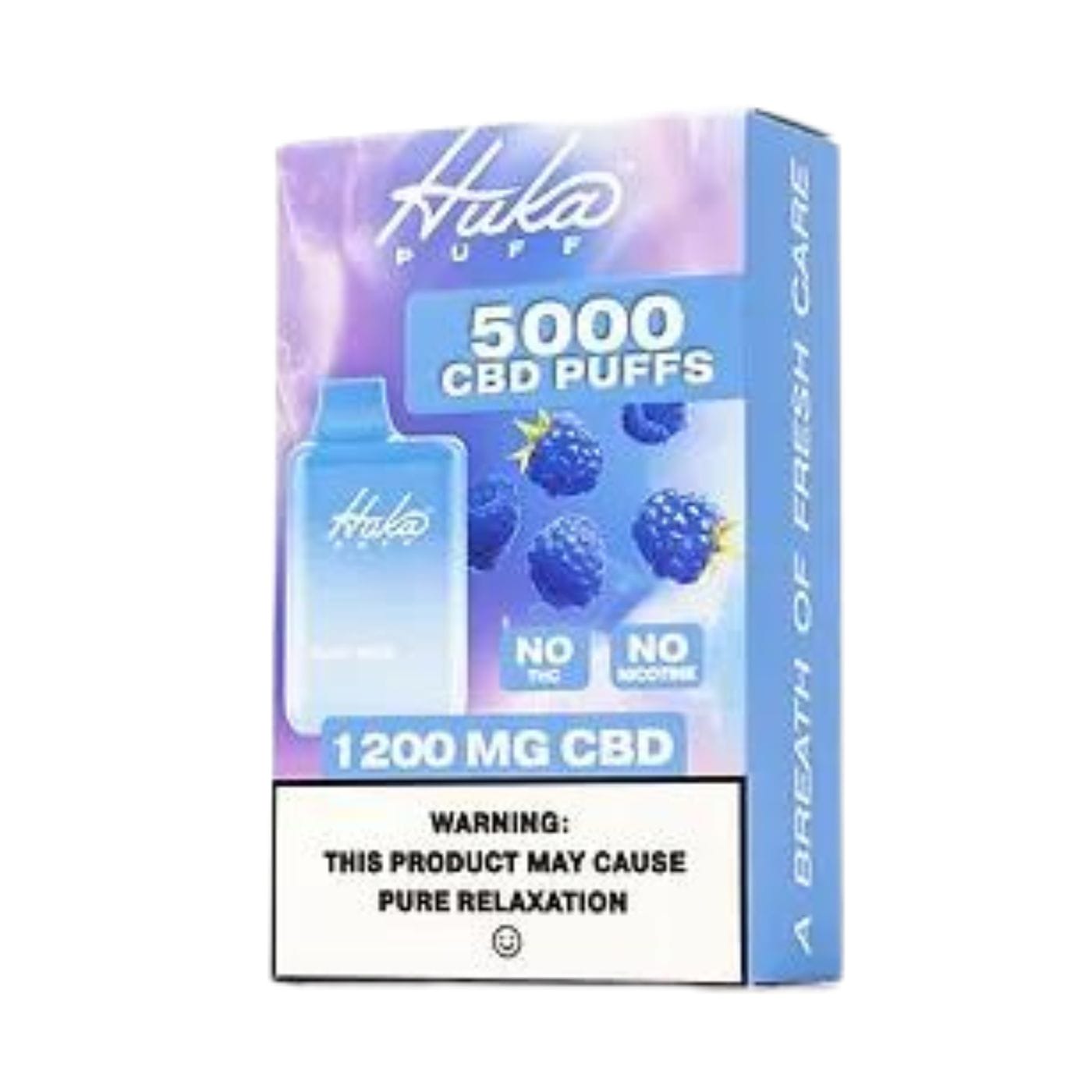 Huka Puff | Blue Razz CBD Vape – 5000 Puffs
