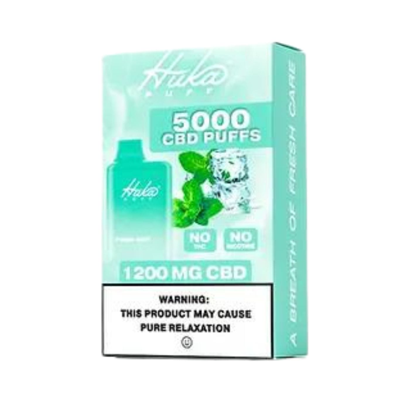 Huka Puff | Fresh Mint CBD Vape – 5000 Puffs