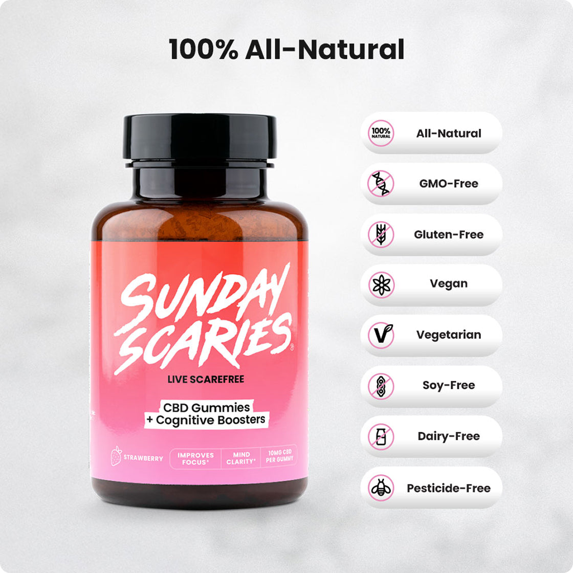 Sunday Scaries CBD Gummies for Focus
