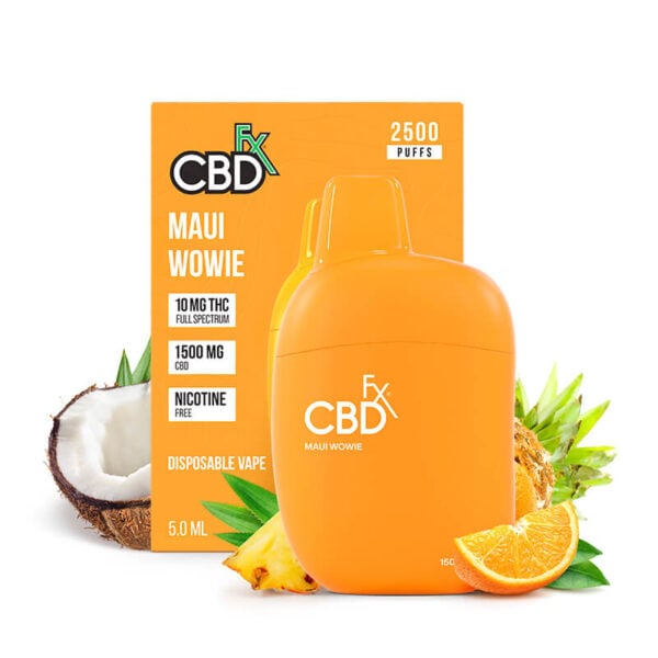 Maui Wowie THC Vape Pen 1500mg CBD + 10mg THC [CBDFX Top Deals]