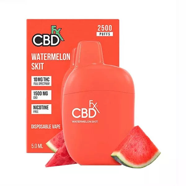 CBDfx 2500 Puffs Disposable 10mg THC+1500mg CBD Best Price