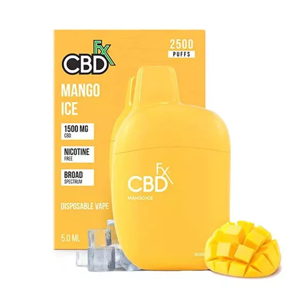 CBDfx 2500 Puffs Disposable 1500mg CBD Best Price