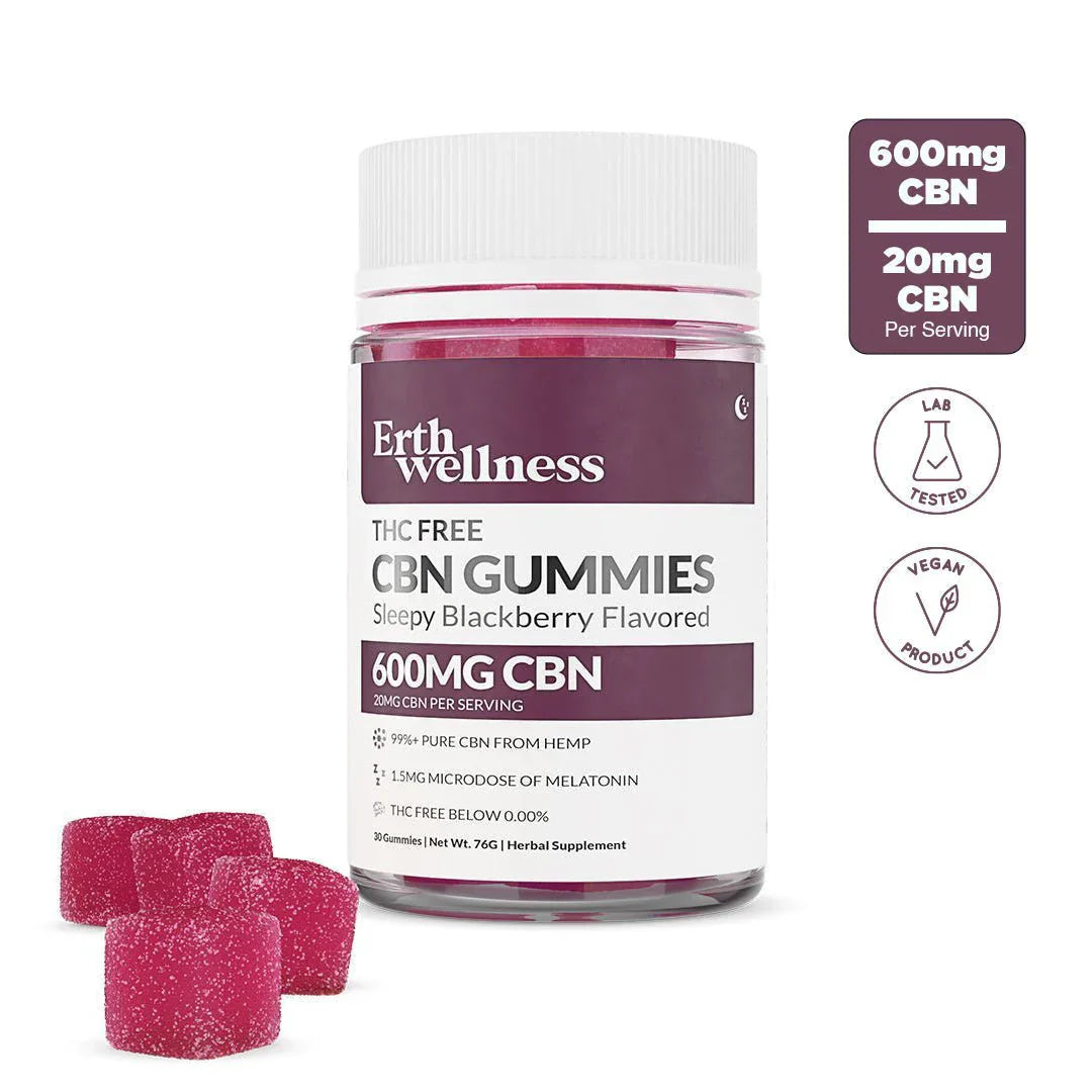 Erth Wellness | Sleep CBN Gummies - 600mg Best Price