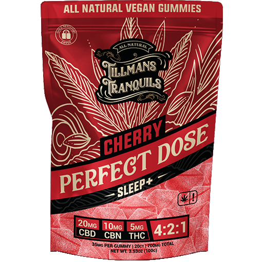 Tillmans Tranquils Cherry CBD Sleep Gummies With THC Best Price