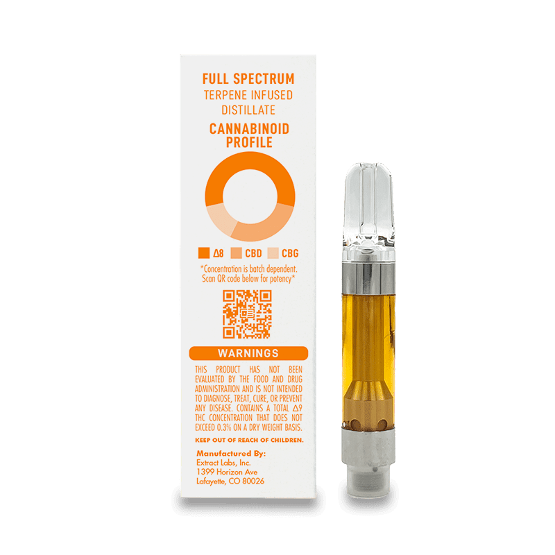 Extract Labs Delta 8 Cart | Clementine