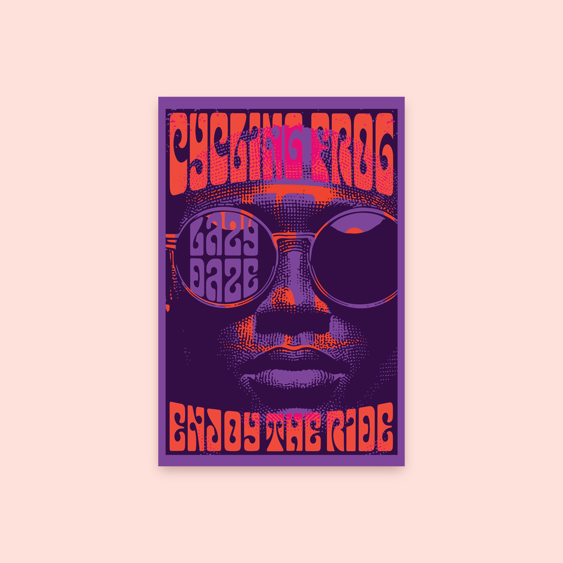 Cycling Frog "Lazy Daze" Limited Edition Print
