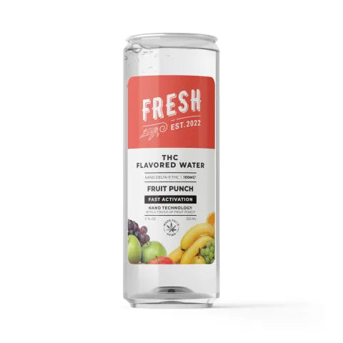 D9 Nano Fruit Punch THC Water - 100mg - Fresh