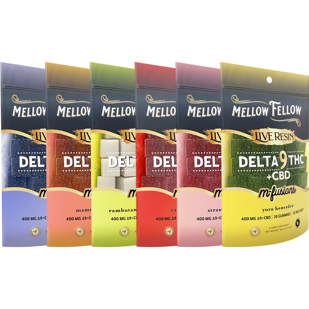 MellowFellow Delta 9 Live Resin Edibles 400mg Bundle Best Price