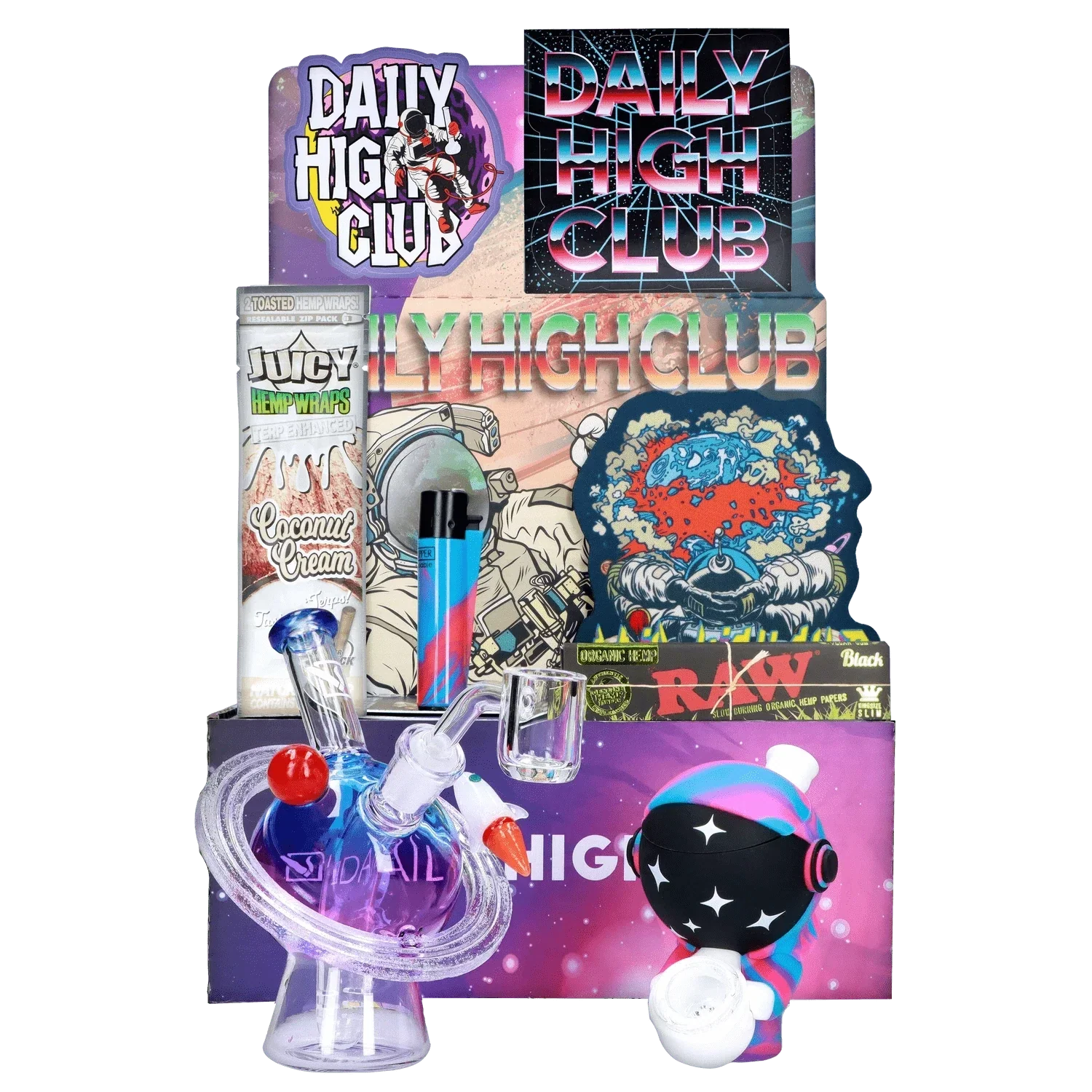 "Blast Off Box" Smoking Box by Daily High Club DHC
