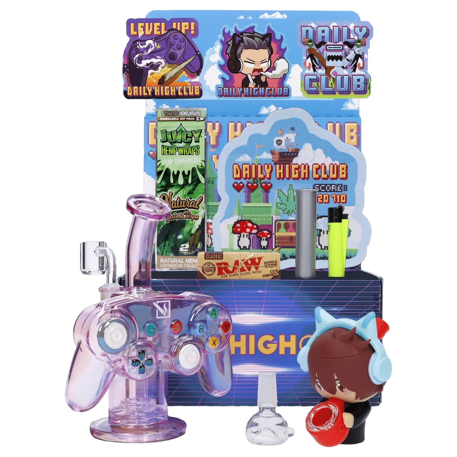 "Level Up" Smoking Box by Daily High Club DHC