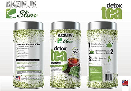 Maximum Slim ORGANIC DETOX Tea Best Price