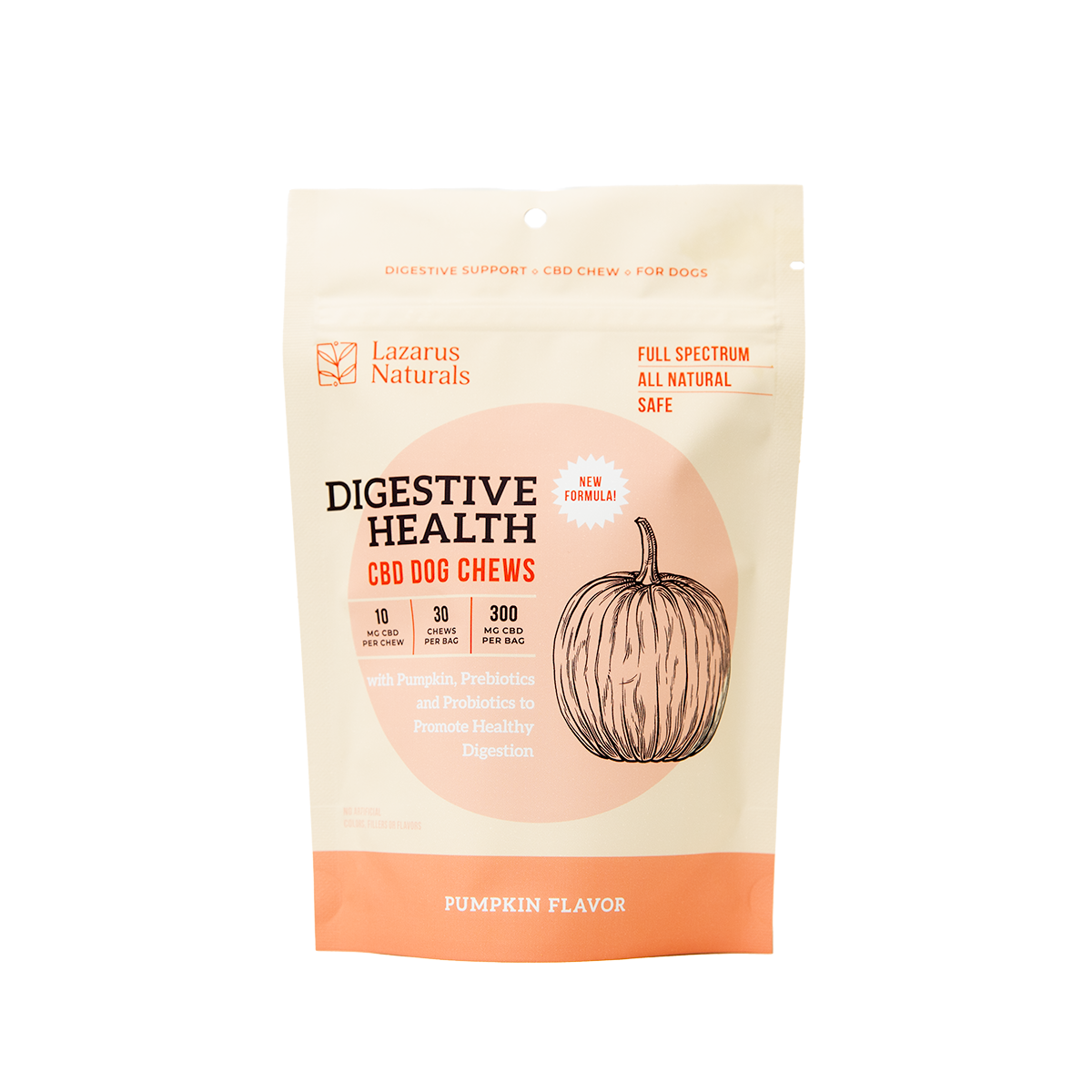 Lazarus Naturals CBD DOG CHEWS, DIGESTIVE HEALTH