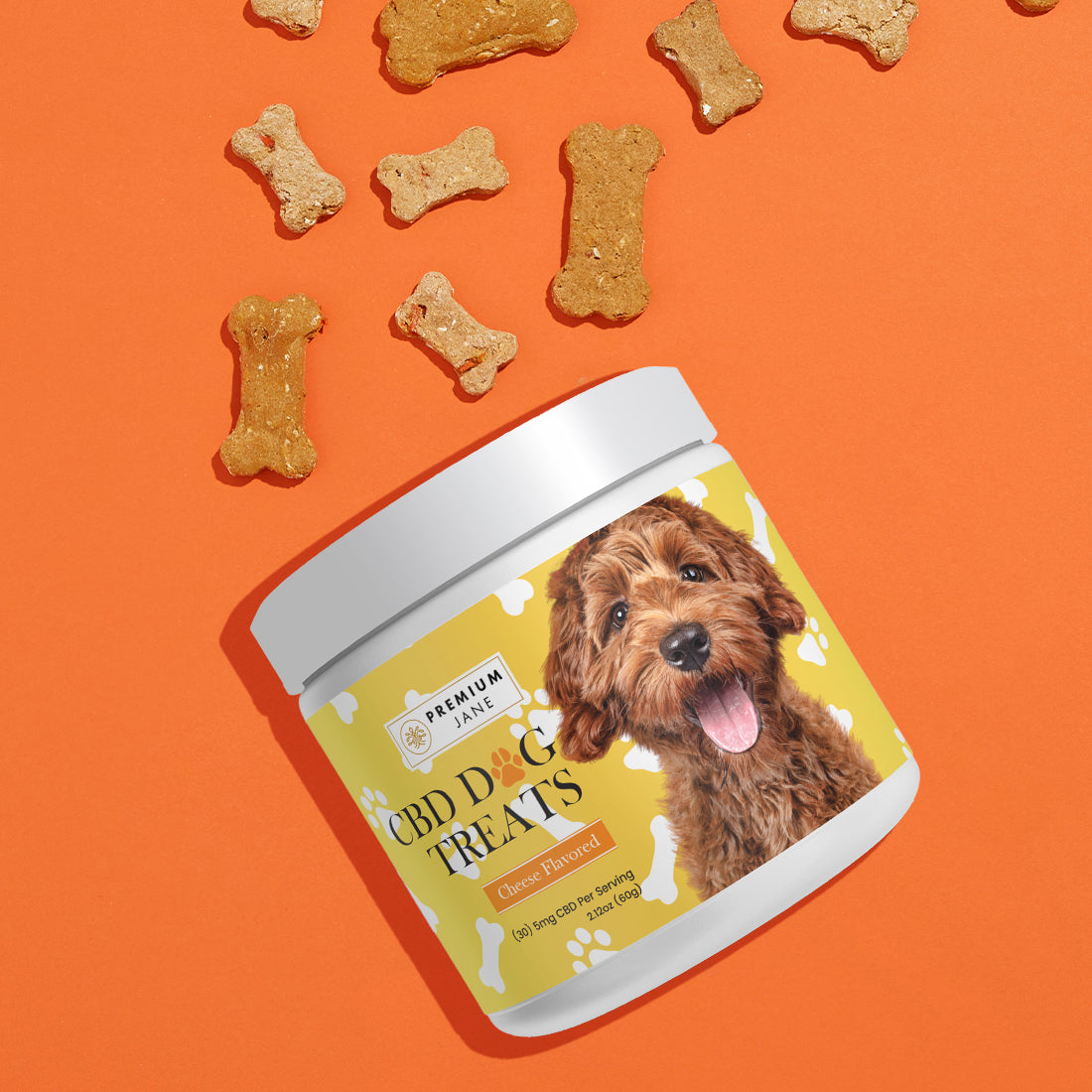 Premium Jane CBD Dog Treats – 150mg (Cheese Flavored) Best Price