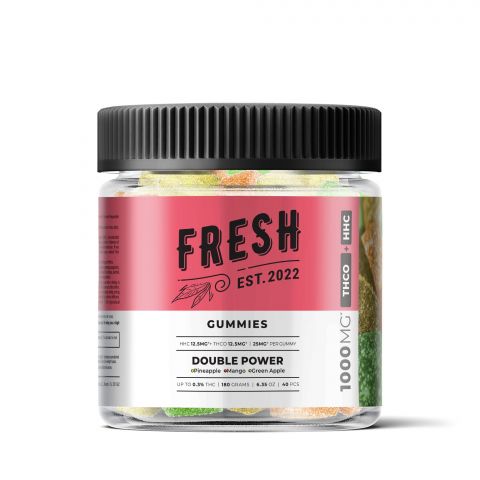 Double Power Gummies - THCO 1000mg Fresh Best Price