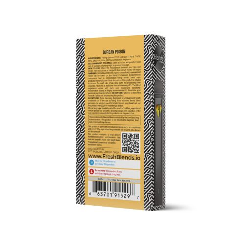Durban Poison Vape Pen - THCB, THCP - Disposable - Blends - 1800MG Best Price