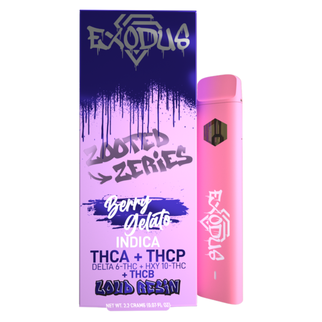 Exodus Zooted Zeries THC-A Disposable 2.2G