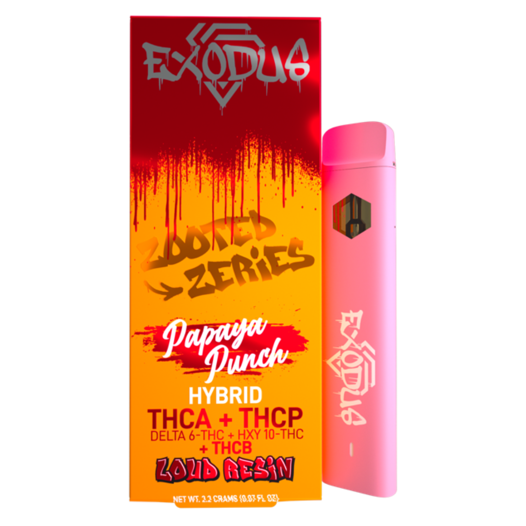 Exodus Zooted Zeries THC-A Disposable 2.2G