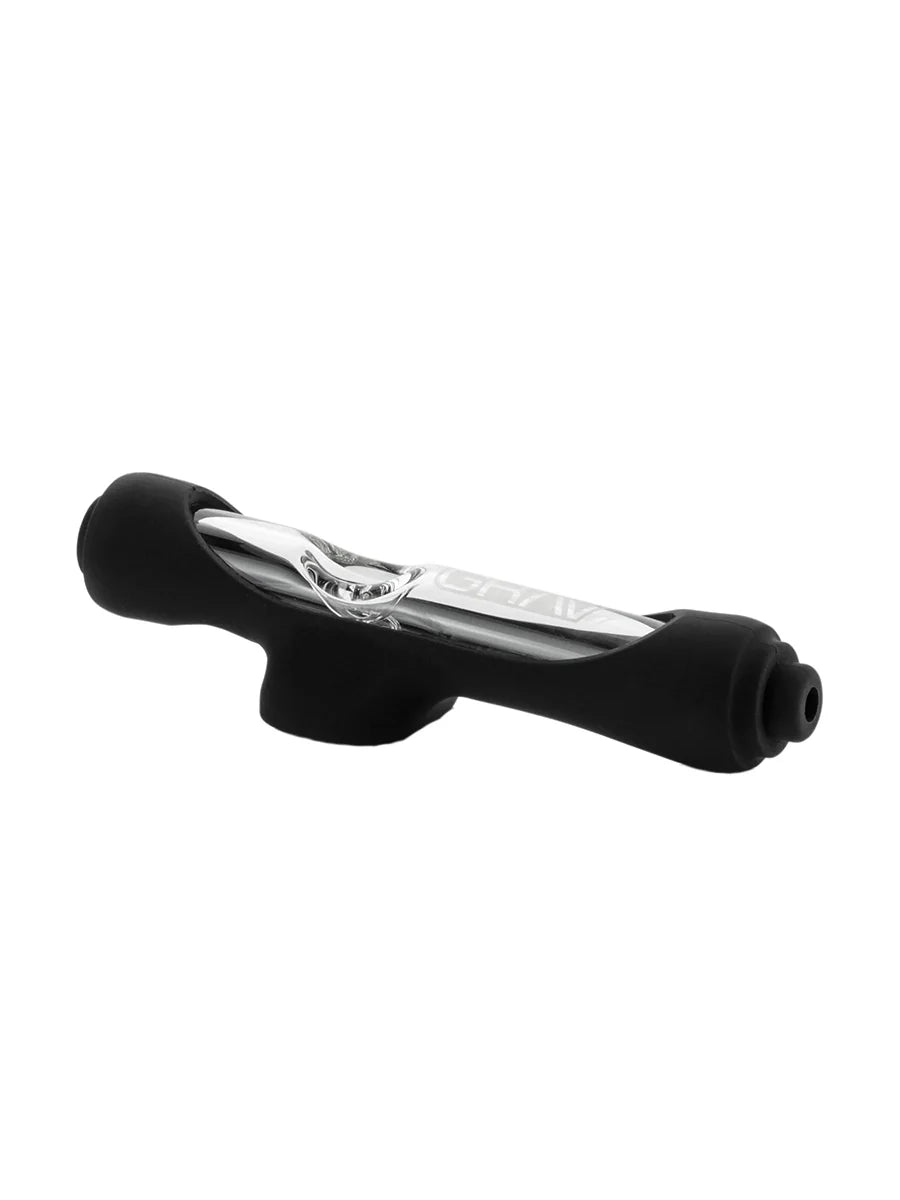 Grav Mini Steamroller With Silicone Skin Hand Pipe