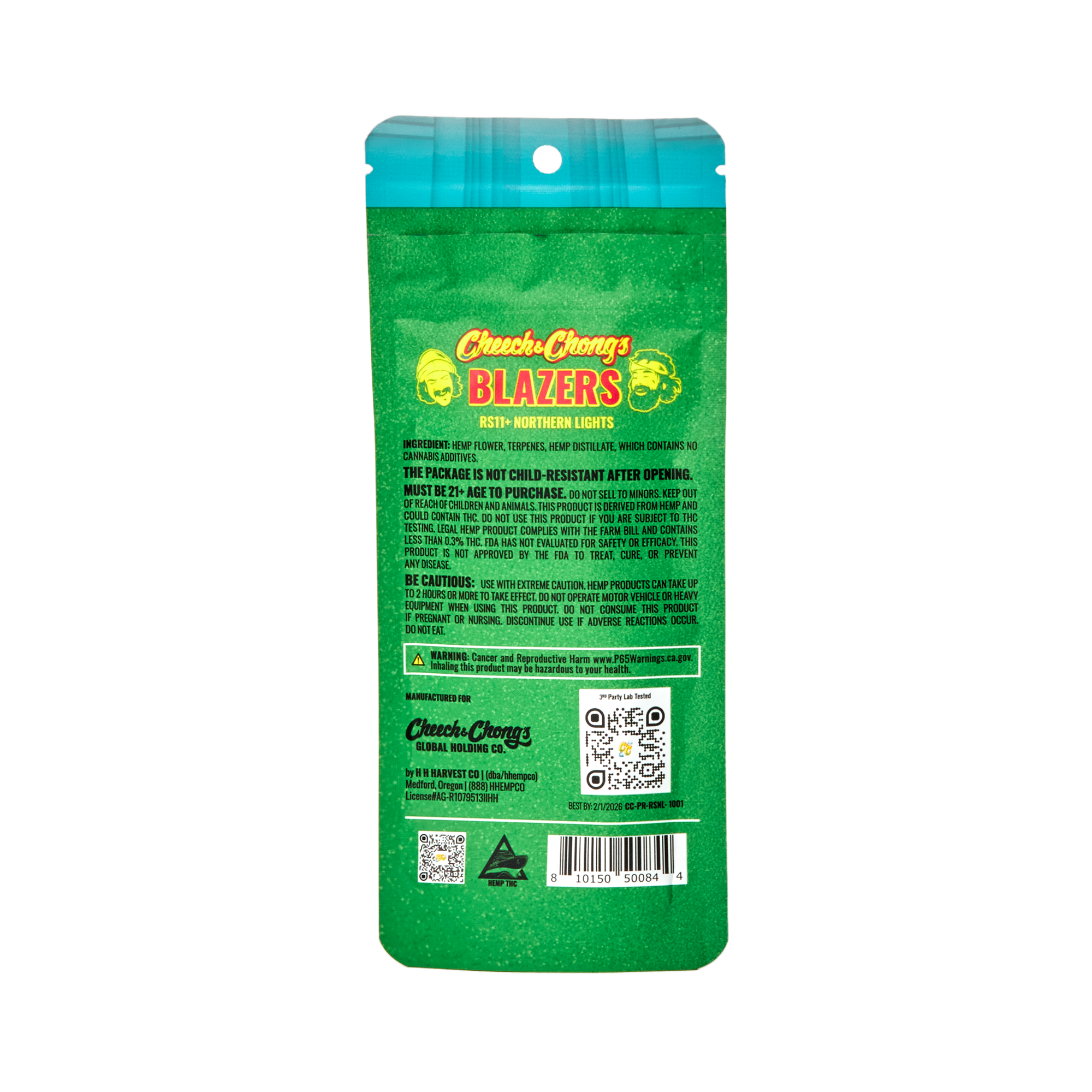 Cheech and Chongs Blazers – RS11+ Northern Lights- Preroll — Direct From Cheech & Chong