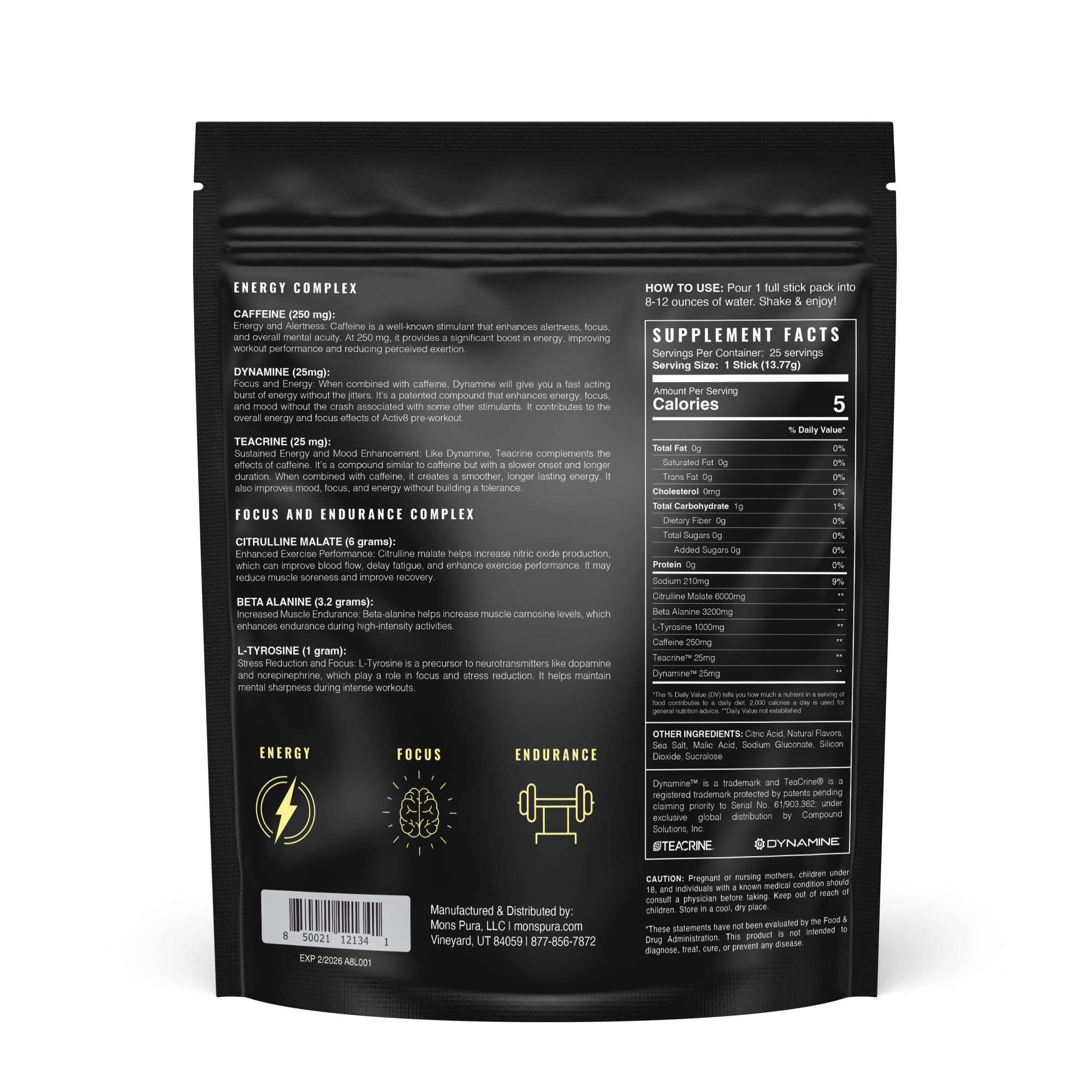 Mons Pura Activ8 Pre-Workout