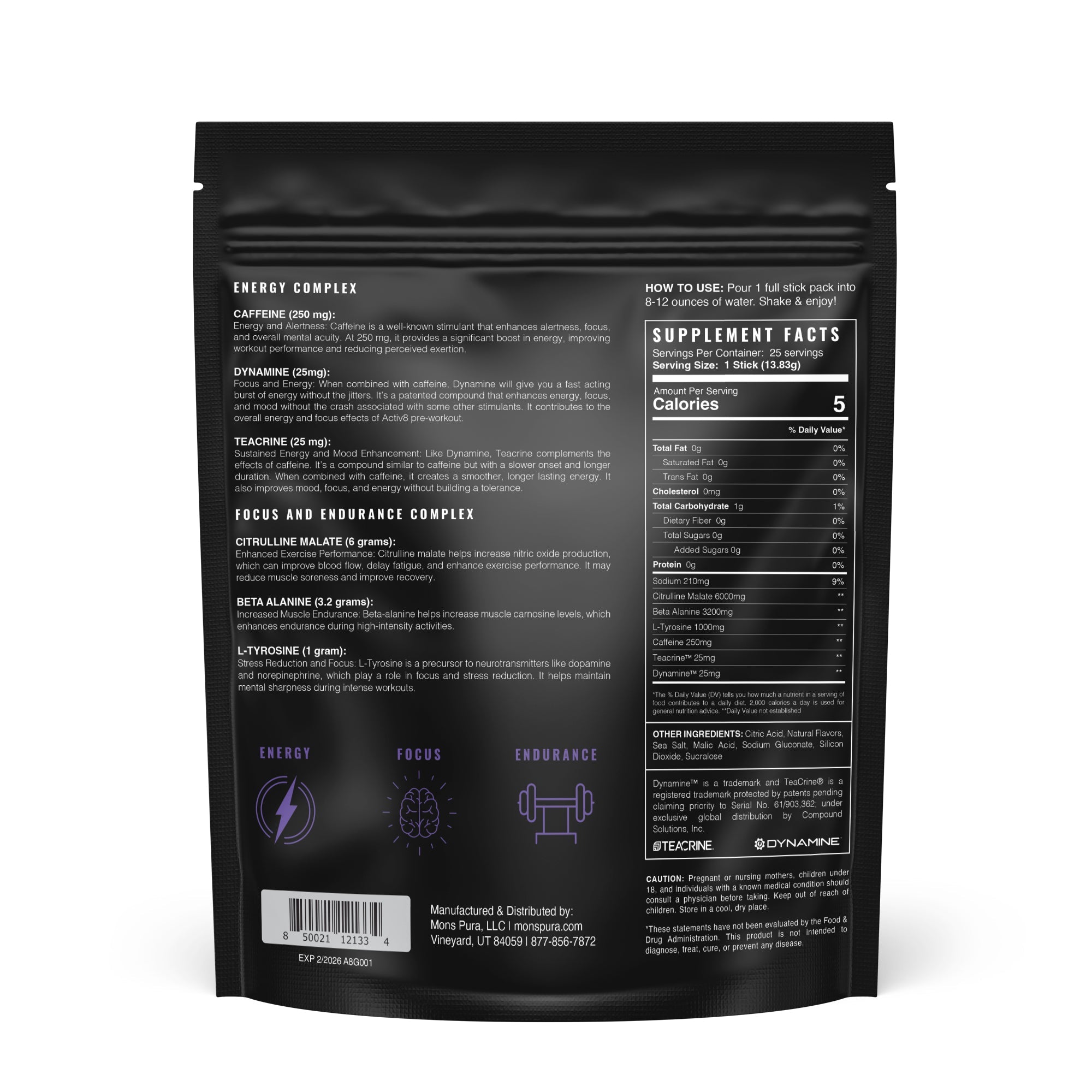 Mons Pura Activ8 Pre-Workout