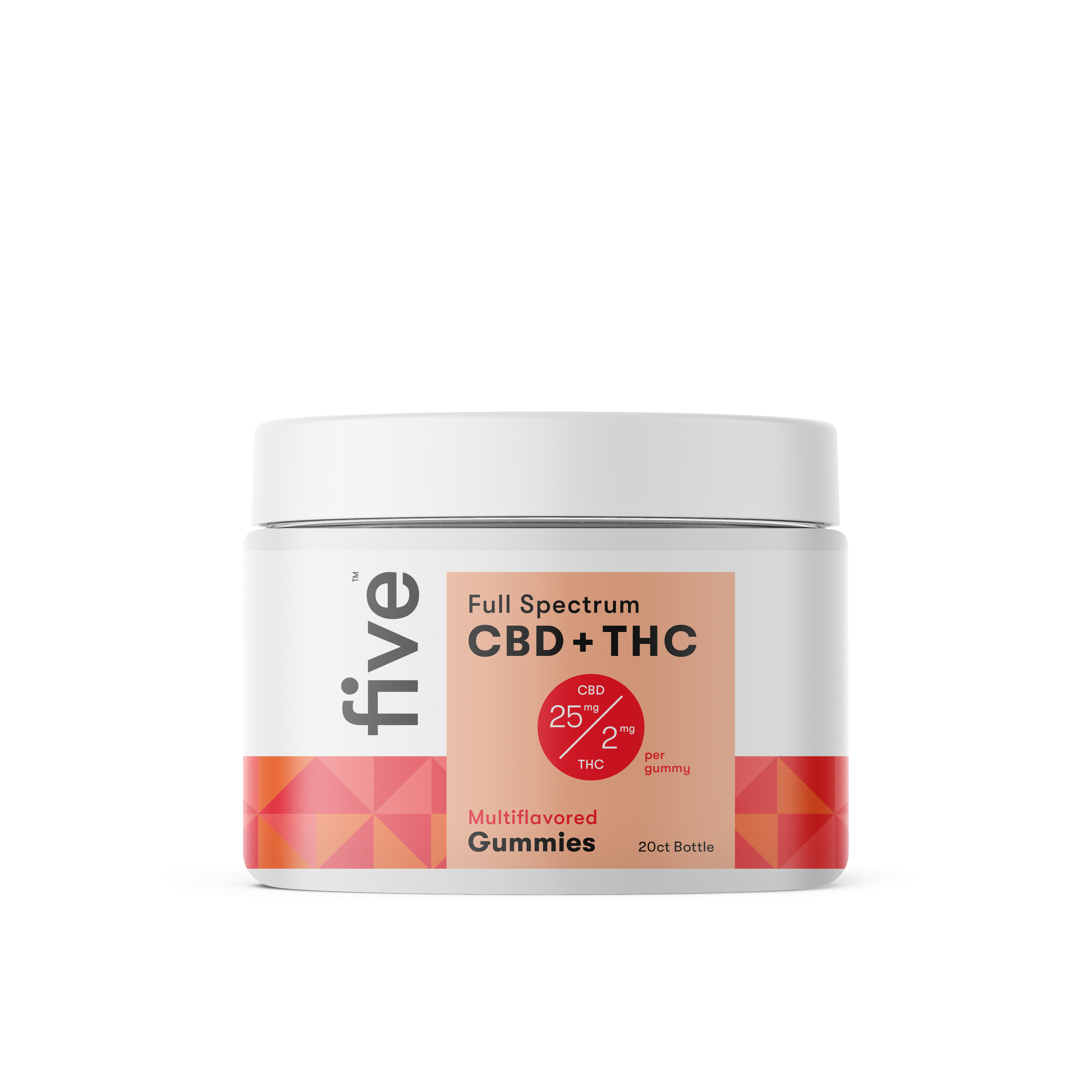Five CBD Full Spectrum CBD + THC Gummies [Free]