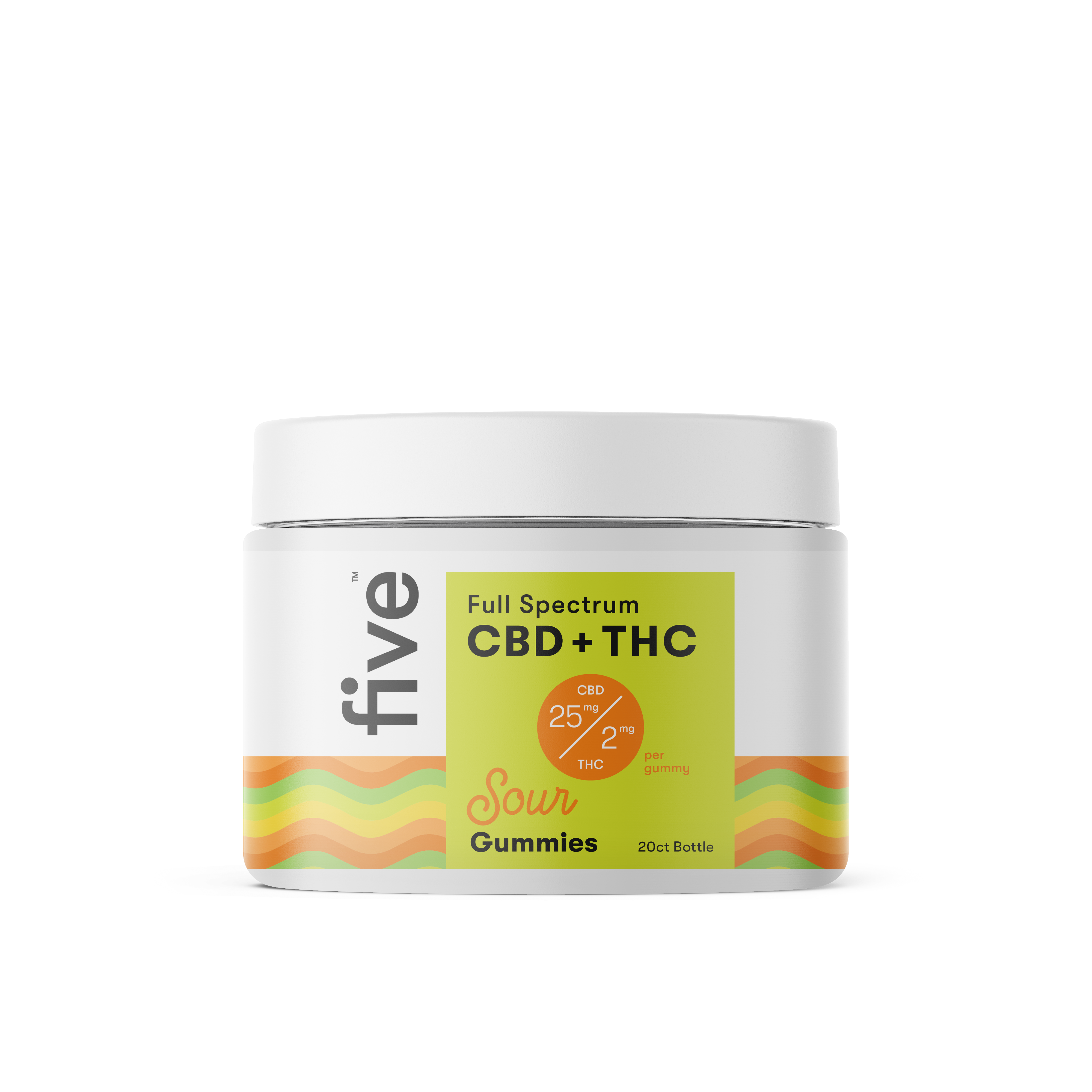 Five CBD Full Spectrum CBD + THC Gummies [Free]