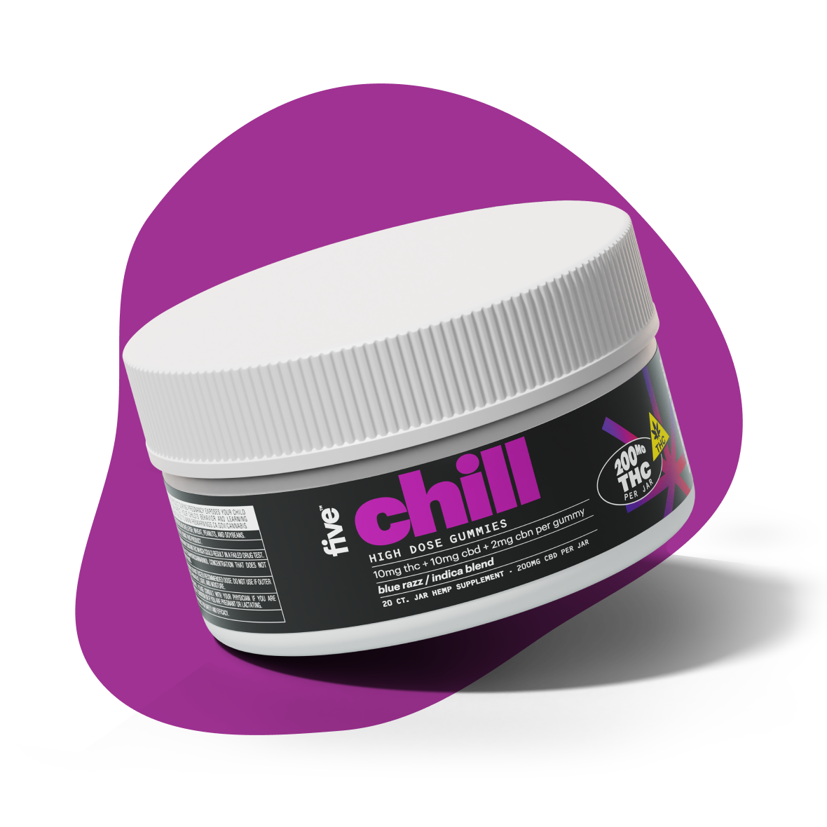 Five CBD fresh vibes every month - d9 gummy variety subscription
