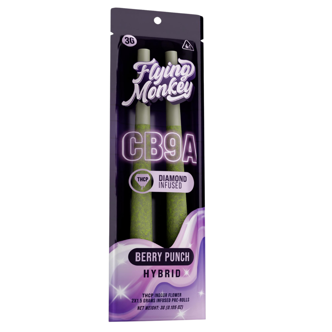 Flying Monkey CB9A + THCP Diamond Infused Pre-Rolls 3G