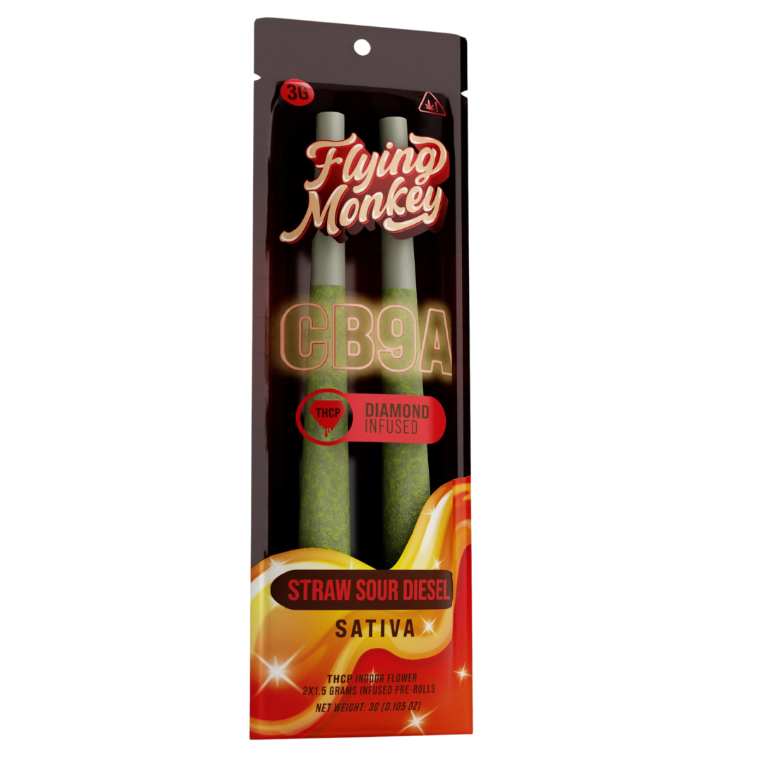 Flying Monkey CB9A + THCP Diamond Infused Pre-Rolls 3G
