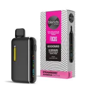 Focus Blend - 6000mg Vape Pen - Sativa - 6ml - Blends by Fresh Best Price