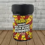 Friendly Hemp High Tolerance D8 + D9 Gummies 2200mg Best Price