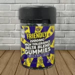 Friendly Hemp High Tolerance D8 + D9 Gummies 2200mg Best Price